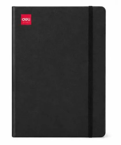 Kundalik A5-80varaq,70 gr Deli EN111L Black