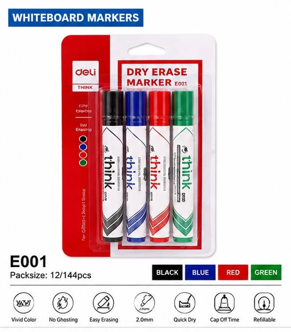 Oq doska uchun marker Deli EU00101 qadoq