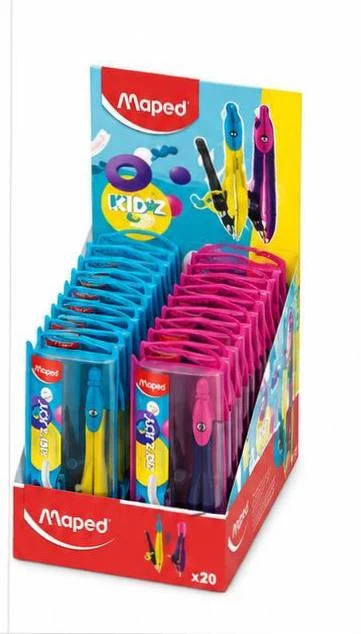 Sirkul toplami Maped "STUDY POP " pushti-10, moviy-10