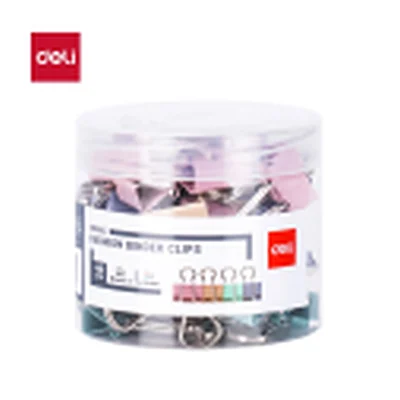 Qogoz qisqichi rangli 19 mm (40 dona), Morandi Deli E8555C