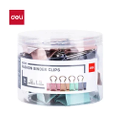 Qogoz qisqichi rangli 41 mm (24 dona), Morandi Deli E8552C