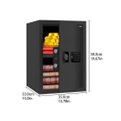 Seyf 50*35*33 sm (Door/box:2/4mm) Deli ET535