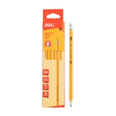 O'chirg'ichli qora qalam HB(12 dona paketda.), Deli E7079