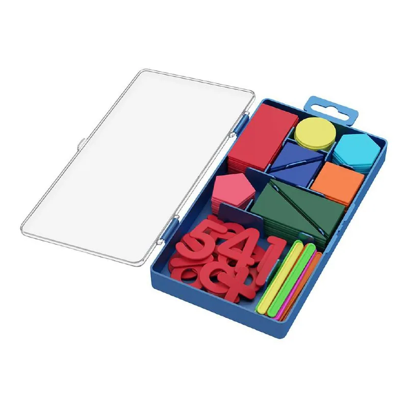 Erich Krause Classic plastik hisoblash materiallari to'plami (quti 142 dona) stokda