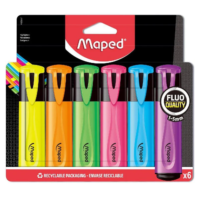 Maped highlighter, tekstovidiletel