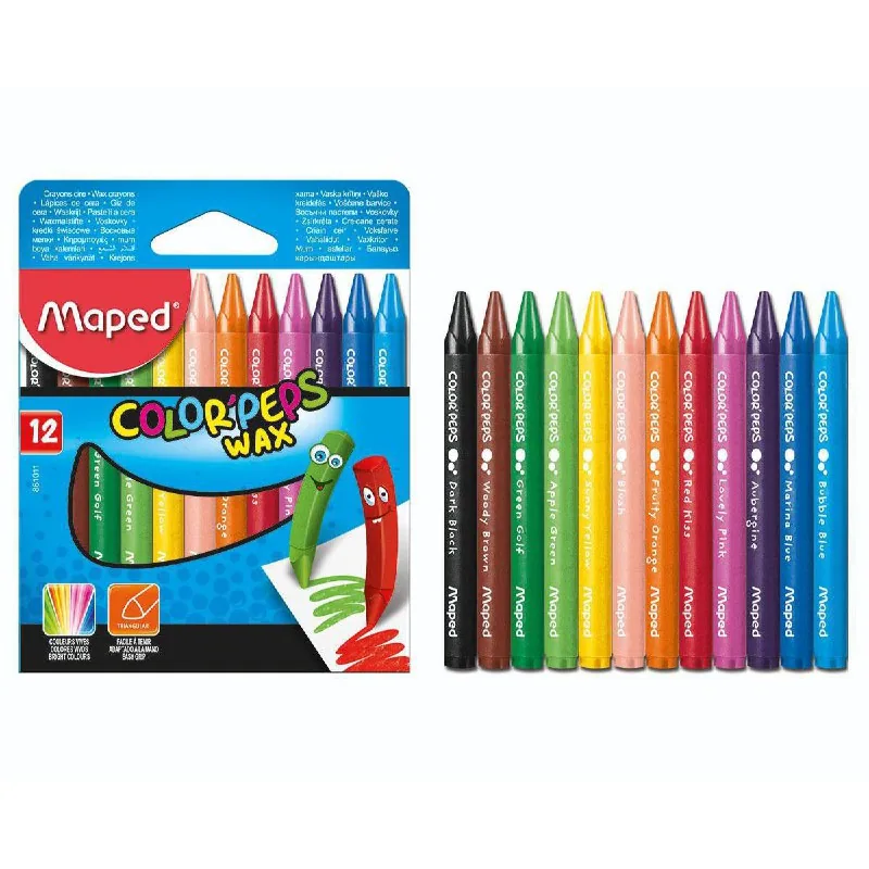Maped. 12 xil yog'li qalam